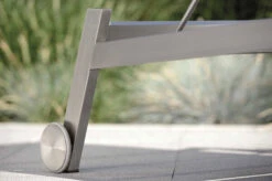 STERN Allround Rollenliege, Silber/taupe, Edelstahl/Textil, 200x71x38 Cm, Verstellbare Rückenlehne -MBM Verkäufe 10 15897 1.jpg