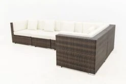 OUTFLEXX Loungemöbel-Set, 5 Pers, Braun Marmoriert, Polyrattan, Wasserfeste Kissenbox -MBM Verkäufe 10 16064 BOX A.jpg