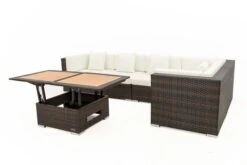OUTFLEXX Loungemöbel-Set, 5 Pers, Braun Marmoriert, Polyrattan, Wasserfeste Kissenbox, Inkl. Loungetisch 19 OUTFLEXX Loungemöbel-Set, 5 Pers, Braun Marmoriert, Polyrattan, Wasserfeste Kissenbox, Inkl. Loungetisch -MBM Verkäufe 10 16064 BOX D.jpg