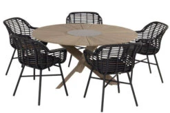 HARTMAN Cecilia Diningsessel, Schwarz, Alu / Polyrattan, 62 X 62 X 84 Cm -MBM Verkäufe 10 20444.jpg