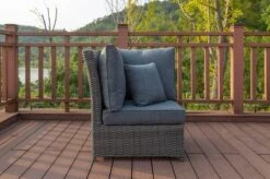 OUTFLEXX Dining Set, Grau, Polyrattan, 4tlg, 5-6 Personen, Inkl. Polster Und Kissen -MBM Verkäufe 10 20661.jpg