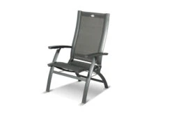 HARTMAN Primo Multipositionssessel, Xerix/anthrazit, Alu/Textilene, 71,5x70x112cm, Verstellbar