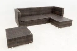 OUTFLEXX Loungemöbel-Set, Braun Marmoriert, 5 Pers, Polyrattan, Wasserfeste Kissenbox -MBM Verkäufe 11 16068 BOX A.jpg
