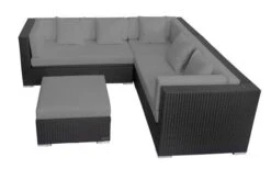 OUTFLEXX Loungemöbel-Set, Schwarz, Polyrattan, 6 Personen, Wasserfeste Kissenbox -MBM Verkäufe 12 18229 BOX A.jpg