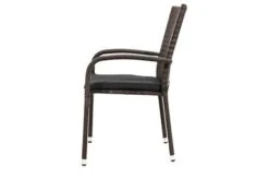 Ploß Rocking Basic Stapelstuhl, Grau/braun-meliert, Polyrattan, 56 X 64 X 92 Cm, Inkl. Polster -MBM Verkäufe 12 20148.jpg