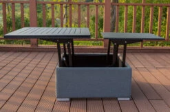 OUTFLEXX Loungetisch, Flanelle, Alu/Sunbrella, 78/157 X 78 X 37/64 Cm, Höhenverstellbar -MBM Verkäufe 12 21011.jpg