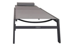 VILLANA Gartenliege, Anthrazit/grau, Aluminium/Textil, 198 X 60 X 32 Cm, Verstellbar 21 VILLANA Gartenliege, Anthrazit/grau, Aluminium/Textil, 198 X 60 X 32 Cm, Verstellbar -MBM Verkäufe 13405 11.jpg