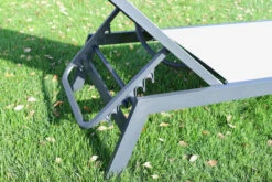 VILLANA Gartenliege, Anthrazit/grau, Aluminium/Textil, 198 X 60 X 32 Cm, Verstellbar 14 VILLANA Gartenliege, Anthrazit/grau, Aluminium/Textil, 198 X 60 X 32 Cm, Verstellbar -MBM Verkäufe 13405 4.jpg