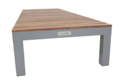 VILLANA Gartenliege, Alu / FSC-Akazienholz, 200 X 70 X 33 Cm, 4-Stufen Verstellbar -MBM Verkäufe 13 16457.jpg