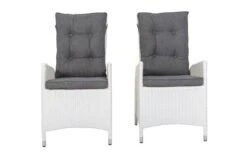 OUTFLEXX 2er Set Dining Sessel, Weiß, Polyrattan, 55 X 65 X 112 Cm, Rücken Stufenlos Verstellbar -MBM Verkäufe 13 20669.jpg