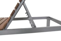 VILLANA Gartenliege, Alu / FSC-Akazienholz, 200 X 70 X 33 Cm, 4-Stufen Verstellbar -MBM Verkäufe 14 16457.jpg