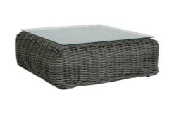 OUTFLEXX Ecklounge, Two Tone Grey, Polyrattan, 6 Personen, Inkl. Tisch/Hocker 90 X 90 Cm Und Polster In Grau -MBM Verkäufe 14 20907.jpg