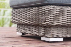 OUTFLEXX Rollliege, Grau, Polyrattan, 200x70x27,5cm, Rückenlehne 5-fach Verstellbar -MBM Verkäufe 15 18367.jpg