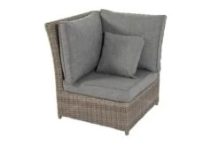 OUTFLEXX Dining Set, Grau, Polyrattan, 4tlg, 5-6 Personen, Inkl. Polster Und Kissen -MBM Verkäufe 16 20661.jpg