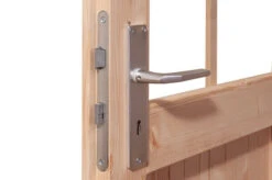 KARIBU Anlehnhaus Bomlitz 4, Terragrau, Fichtenholz 19mm, 255 X 355 X 243 Cm, Pultdach, Exkl. Fußboden -MBM Verkäufe 17864 6 03.jpg