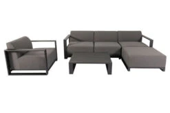 OUTFLEXX Loungeset, Flanelle, Alu/Sunbrella, Für 5 Personen, Loungetisch 100x80 Cm -MBM Verkäufe 17 20753.jpg