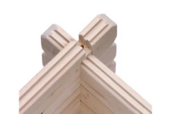 KARIBU Gartenhaus Trittau 5, Naturbelassen, Fichtenholz 40mm, 806 X 297 X 217 Cm, Pultdach, Anbau 4,4m Mit Rückwand -MBM Verkäufe 19433 9 09.jpg