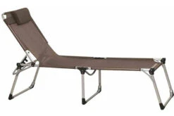 SIENA GARDEN Sole XXL Klappliege Alu / Ranotex®-Gewebe, Silber/taupe, 226x70x105 Cm, Klapp- Und Verstellbar