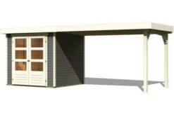 KARIBU Gartenhaus Askola 2, Fichtenholz 19 Mm, Pultdach