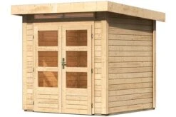 KARIBU Gartenhaus Kandern 1, Fichtenholz 28 Mm, Flachdach