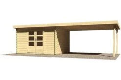 KARIBU Gartenhaus Bastrup 7, Fichtenholz 28 Mm