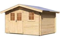 KARIBU Gartenhaus Felsenau, Fichtenholz 40 Mm, Naturbelassen