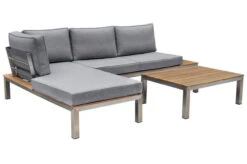 OUTFLEXX Loungemöbel, Silber/grau, Edelstahl/FSC-Teakholz/Textil, Für 4 Personen, Inkl. Kaffeetisch -MBM Verkäufe 1 18298.jpg