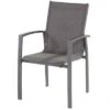 HARTMAN Canterbury Diningsessel, Xerix/mix-anthrazit, Alu/Textilene, 58x68x91cm