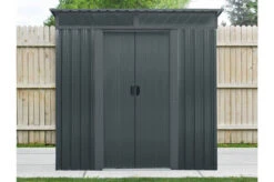 OUTTECH Gerätehaus, Anthrazit, Stahl, 194x238x203cm, Schiebetüren Und Fenster -MBM Verkäufe 1 20683.jpg