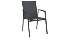 STERN New Top Stapelsessel, Anthrazit/karbon, Aluminium/Textil, 65x57x89 Cm, Pulverbeschichtet, Stapelbar