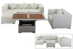 OUTFLEXX Loungemöbel-Set, Weiß, Polyrattan, Für 5 Personen, Inkl. Loungetisch, Wasserfeste Kissenbox 13 OUTFLEXX Loungemöbel-Set, Weiß, Polyrattan, Für 5 Personen, Inkl. Loungetisch, Wasserfeste Kissenbox -MBM Verkäufe 1 2523 BOX D.jpg