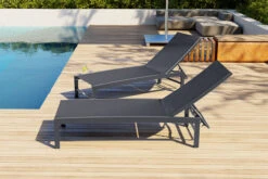 OUTFLEXX Liege, Anthrazit Matt/schwarz, Alu/Textilene, 190x62x34cm, Rückenlehne Verstellbar -MBM Verkäufe 20394 03.jpg