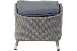 Ploß Vigo Fußhocker, Stahlgrau-meliert, Polyrattan, 56x54x40cm, Inkl. Polster -MBM Verkäufe 21632 8.jpg