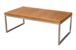 OUTFLEXX Ecklounge, Natur/grau, Edelstahl/Teak, 4 Personen, Inklusive Tisch 110 X 60 Cm, Lehne Links -MBM Verkäufe 21655 3.JPG