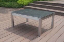 OUTFLEXX Multifunktionstisch, Grau Marmoriert, Glaskeramik / Edelstahl, 100/118x70/90x45/60cm, Platten Mehrfach Verstellbar 25 OUTFLEXX Multifunktionstisch, Grau Marmoriert, Glaskeramik / Edelstahl, 100/118x70/90x45/60cm, Platten Mehrfach Verstellbar -MBM Verkäufe 21657 8.JPG