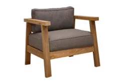 OUTFLEXX Hamim Sessel, Natur/grau, Teak/Olefin, 90 X 80 X 60 Cm, Recycled Teak -MBM Verkäufe 21685 13.jpg