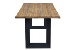 OUTFLEXX Trui Esstisch, Natur/anthrazit, Alu/recycled FSC-Teak, 200 X 100 Cm, U-Gestell -MBM Verkäufe 21689 4.jpg