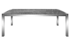 OUTFLEXX Esstisch, Grau, Granit / Edelstahl, 200x100 Cm, 2 Teilige Tischplatte -MBM Verkäufe 21743 10.JPG