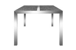 OUTFLEXX Esstisch, Grau, Granit / Edelstahl, 200x100 Cm, 2 Teilige Tischplatte -MBM Verkäufe 21743 11.JPG