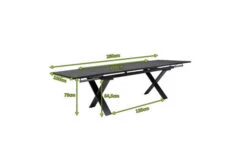 OUTFLEXX Ausziehtisch, Anthrazit, Alu/Spraystone, 180/280x100cm, Schubladenauszug 13 OUTFLEXX Ausziehtisch, Anthrazit, Alu/Spraystone, 180/280x100cm, Schubladenauszug -MBM Verkäufe 21751 5.jpg