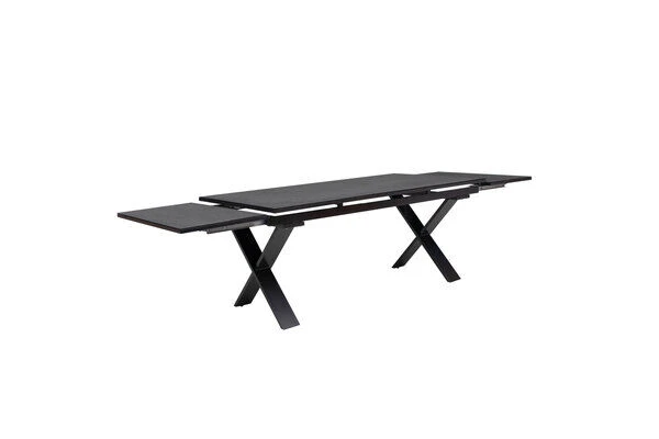 OUTFLEXX Ausziehtisch, Anthrazit, Alu/Spraystone, 180/280x100cm, Schubladenauszug 7 OUTFLEXX Ausziehtisch, Anthrazit, Alu/Spraystone, 180/280x100cm, Schubladenauszug – Bild 7