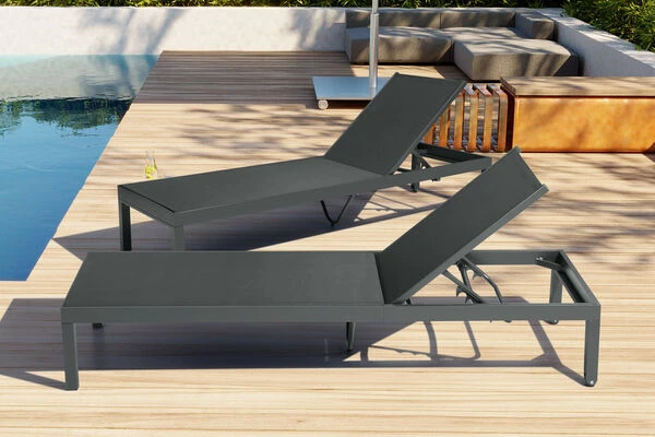 OUTFLEXX Rollliege, Anthrazit Matt, Aluminium, 193x60x32,5cm, Rückenlehne Verstellbar 10 OUTFLEXX Rollliege, Anthrazit Matt, Aluminium, 193x60x32,5cm, Rückenlehne Verstellbar – Bild 10