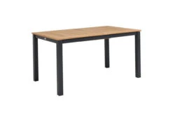 OUTFLEXX Ausziehtisch, Anthrazit Matt, Alu/FSC-Teak, 150/210x90cm, Synchronauszug Mit Butterfly-Funktion -MBM Verkäufe 21778 2.jpg