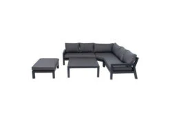 OUTFLEXX Ecklounge, Anthrazit Matt/dunkelgrau, Alu/Spuncrylic, 5-tlg., Tisch 115x115cm, 4-6 Pers -MBM Verkäufe 21797 9.jpg