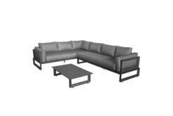 OUTFLEXX Ecklounge, Anthrazit Matt/dunkelgrau, Alu/Spuncrylic, 3-tlg., Tisch 110x62cm, 5-6 Pers -MBM Verkäufe 21805 11.jpg