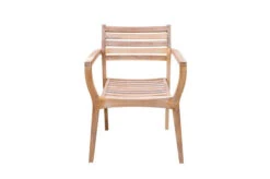 OUTFLEXX Armlehnensessel, Natur/beige, Akazie, 60 X 55 X 84 Cm, Stapelbar -MBM Verkäufe 21917 3.jpg