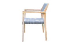 OUTFLEXX Armlehnensessel, Natur/grau, Akazie/Geflecht, 60 X 56 X 83,5 Cm, Stapelbar -MBM Verkäufe 21918 8.jpg