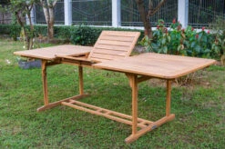 OUTFLEXX Ausziehtisch, Natur, Akazie, 180/240 X 100 Cm, Ausziehfunktion -MBM Verkäufe 21922 4.jpg