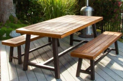 OUTFLEXX Esstisch, Natur/schwarz, Akazie, 172,5 X 90 Cm -MBM Verkäufe 21925 7.jpg