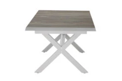 SIENA GARDEN Sincro Ausziehtisch, Matt Weiß-grau/washed Grey, Alu/Keramik, 200/260x100 Cm, Synchroner Auszugsmechanismus -MBM Verkäufe 21998 10.jpg